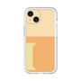 Slim Protection Premium Case［ オリジナル - initial two tone - I orange ］