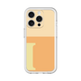 Slim Protection Premium Case［ オリジナル - initial two tone - I orange ］