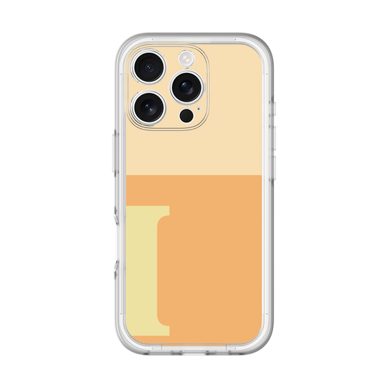 Slim Protection Premium Case［ オリジナル - initial two tone - I orange ］