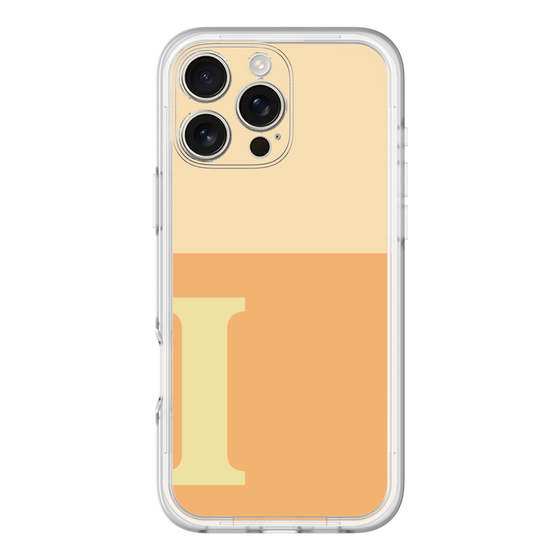 Slim Protection Premium Case［ オリジナル - initial two tone - I orange ］