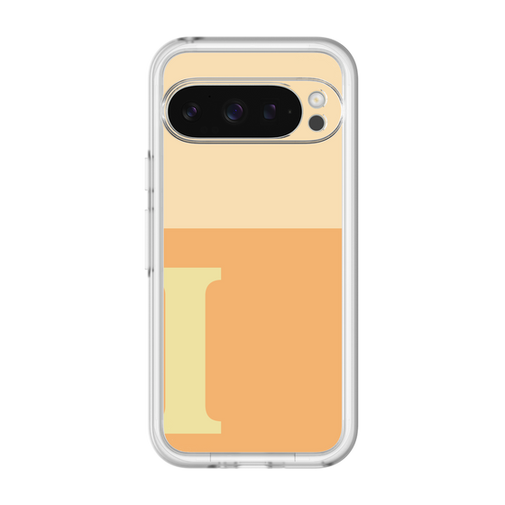Slim Protection Premium Case［ オリジナル - initial two tone - I orange ］