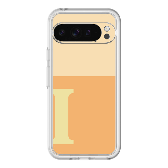 Slim Protection Premium Case［ オリジナル - initial two tone - I orange ］