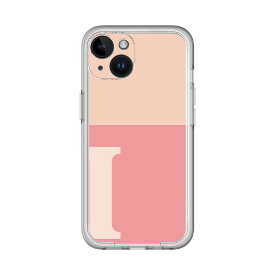 Slim Protection Premium Case［ オリジナル - initial two tone - I pink ］