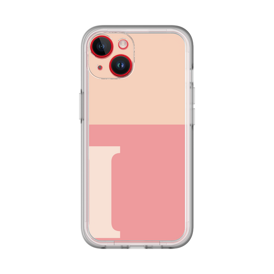 Slim Protection Premium Case［ オリジナル - initial two tone - I pink ］