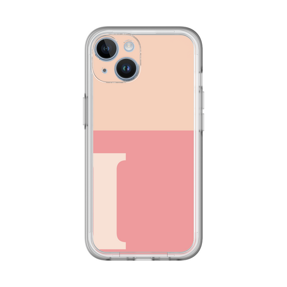 Slim Protection Premium Case［ オリジナル - initial two tone - I pink ］