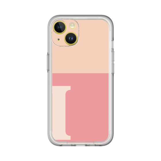 Slim Protection Premium Case［ オリジナル - initial two tone - I pink ］