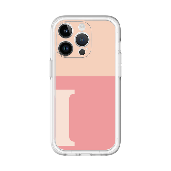 Slim Protection Premium Case［ オリジナル - initial two tone - I pink ］
