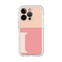 Slim Protection Premium Case［ オリジナル - initial two tone - I pink ］