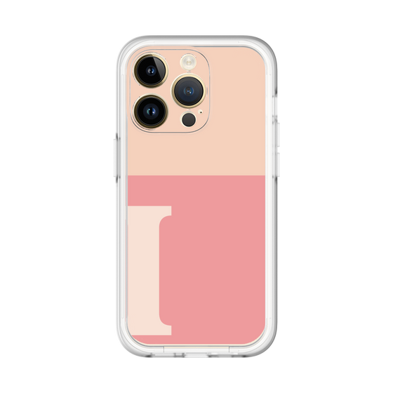Slim Protection Premium Case［ オリジナル - initial two tone - I pink ］