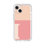Slim Protection Premium Case［ オリジナル - initial two tone - I pink ］