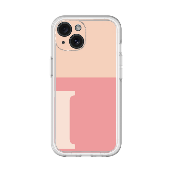 Slim Protection Premium Case［ オリジナル - initial two tone - I pink ］