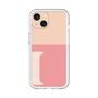 Slim Protection Premium Case［ オリジナル - initial two tone - I pink ］
