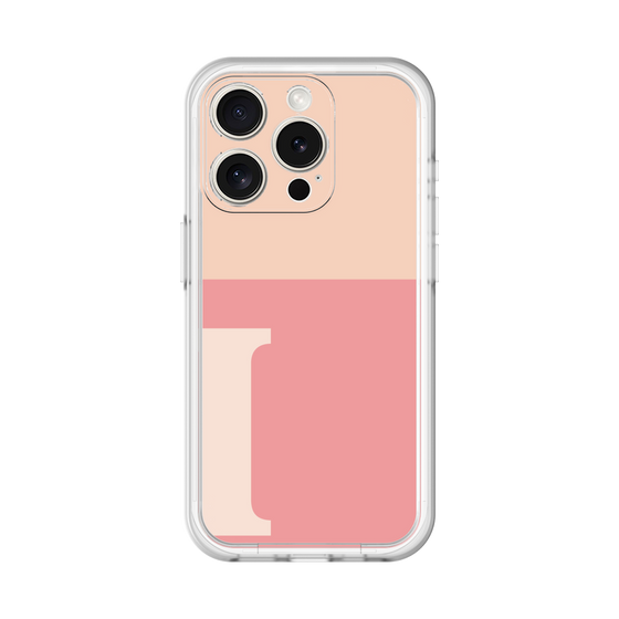 Slim Protection Premium Case［ オリジナル - initial two tone - I pink ］