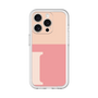 Slim Protection Premium Case［ オリジナル - initial two tone - I pink ］