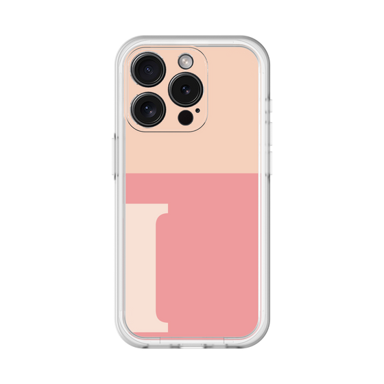 Slim Protection Premium Case［ オリジナル - initial two tone - I pink ］