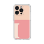Slim Protection Premium Case［ オリジナル - initial two tone - I pink ］