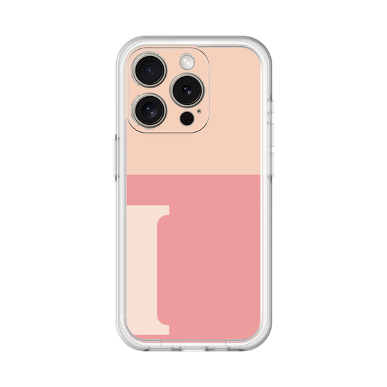 Slim Protection Premium Case［ オリジナル - initial two tone - I pink ］