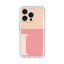 Slim Protection Premium Case［ オリジナル - initial two tone - I pink ］