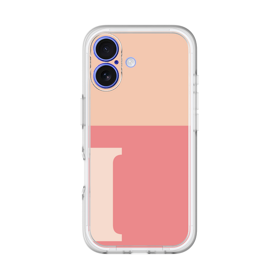 Slim Protection Premium Case［ オリジナル - initial two tone - I pink ］