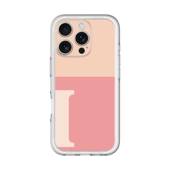 Slim Protection Premium Case［ オリジナル - initial two tone - I pink ］