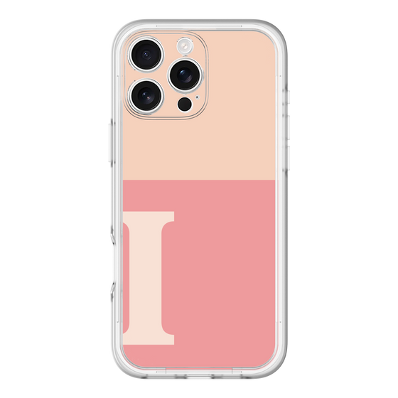 Slim Protection Premium Case［ オリジナル - initial two tone - I pink ］