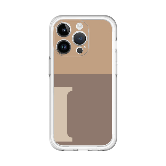 Slim Protection Premium Case［ オリジナル - initial two tone - I brown ］