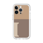 Slim Protection Premium Case［ オリジナル - initial two tone - I brown ］