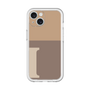 Slim Protection Premium Case［ オリジナル - initial two tone - I brown ］