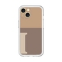 Slim Protection Premium Case［ オリジナル - initial two tone - I brown ］
