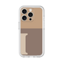 Slim Protection Premium Case［ オリジナル - initial two tone - I brown ］