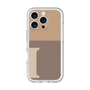 Slim Protection Premium Case［ オリジナル - initial two tone - I brown ］