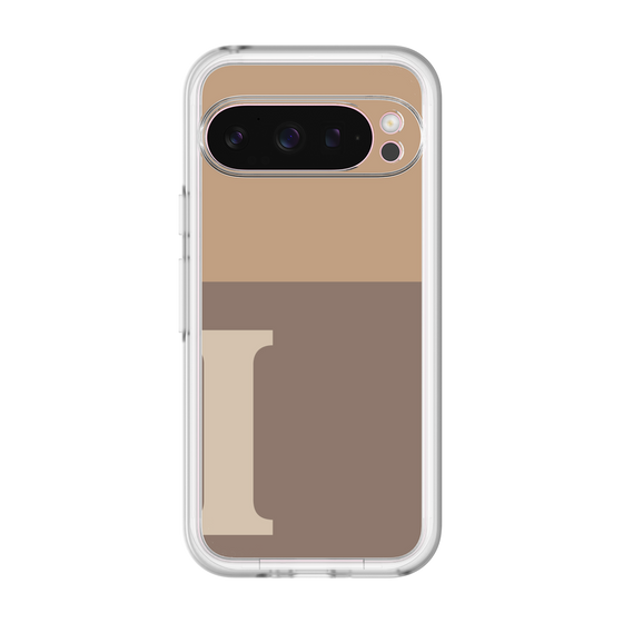 Slim Protection Premium Case［ オリジナル - initial two tone - I brown ］