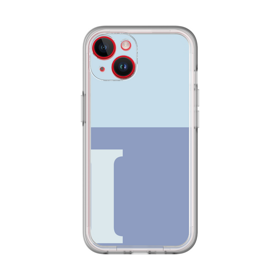 Slim Protection Premium Case［ オリジナル - initial two tone - I blue ］