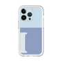 Slim Protection Premium Case［ オリジナル - initial two tone - I blue ］