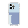 Slim Protection Premium Case［ オリジナル - initial two tone - I blue ］