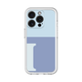 Slim Protection Premium Case［ オリジナル - initial two tone - I blue ］