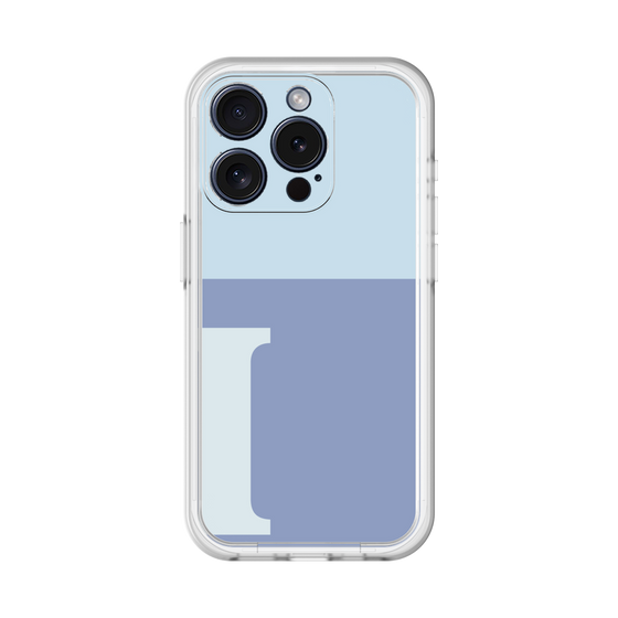 Slim Protection Premium Case［ オリジナル - initial two tone - I blue ］