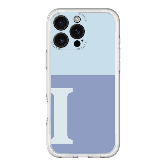 Slim Protection Premium Case［ オリジナル - initial two tone - I blue ］