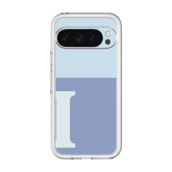 Slim Protection Premium Case［ オリジナル - initial two tone - I blue ］