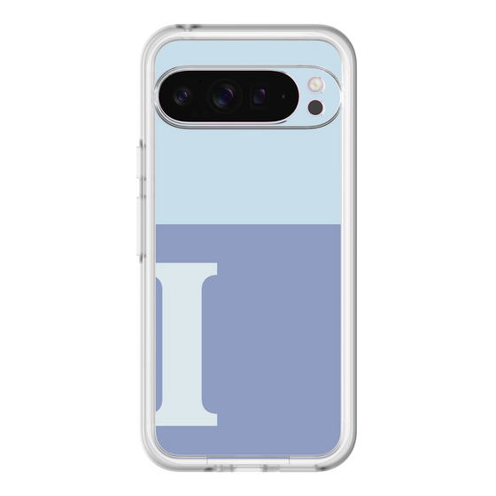 Slim Protection Premium Case［ オリジナル - initial two tone - I blue ］