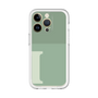 Slim Protection Premium Case［ オリジナル - initial two tone - I green ］