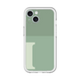 Slim Protection Premium Case［ オリジナル - initial two tone - I green ］