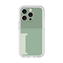 Slim Protection Premium Case［ オリジナル - initial two tone - I green ］