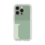 Slim Protection Premium Case［ オリジナル - initial two tone - I green ］