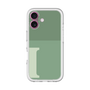 Slim Protection Premium Case［ オリジナル - initial two tone - I green ］