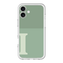 Slim Protection Premium Case［ オリジナル - initial two tone - I green ］