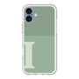 Slim Protection Premium Case［ オリジナル - initial two tone - I green ］
