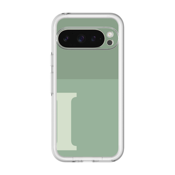 Slim Protection Premium Case［ オリジナル - initial two tone - I green ］