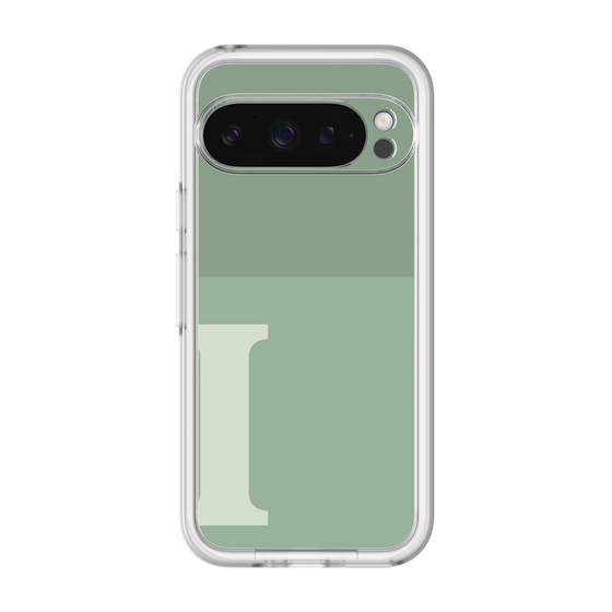 Slim Protection Premium Case［ オリジナル - initial two tone - I green ］