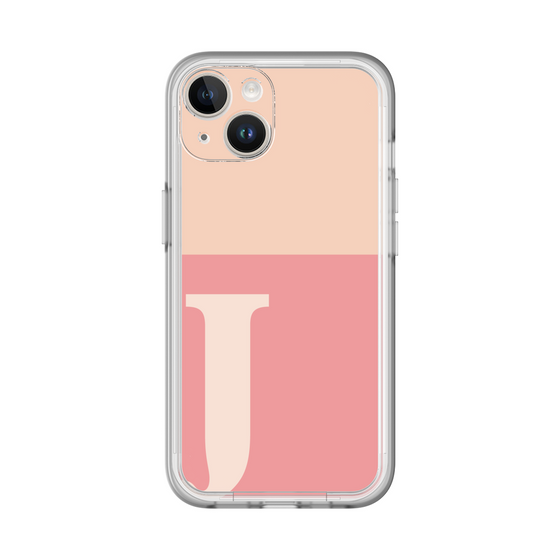 Slim Protection Premium Case［ オリジナル - initial two tone - J pink ］